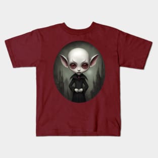 Nosferatu Gothic Vampire Kids T-Shirt